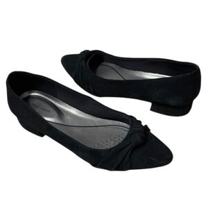 Easy Spirit | Eflex Caster Suede Slip-on Block Heel Dress Pumps Size 9M